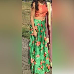 Indian Floral Lehenga